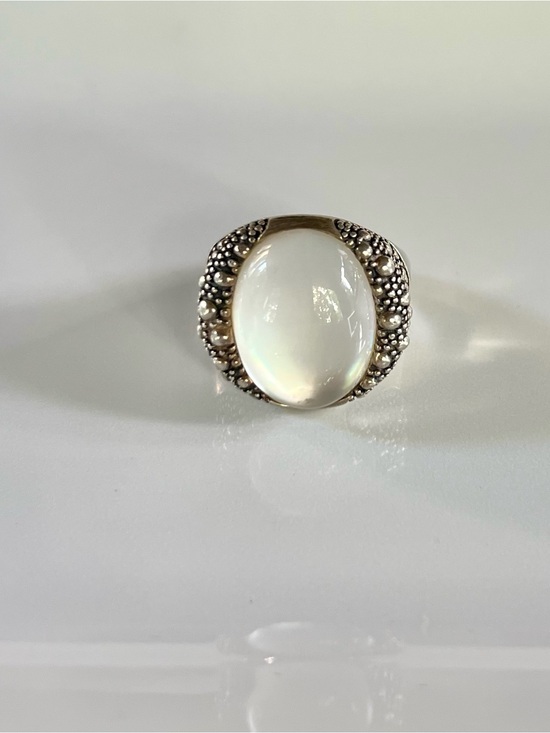 Michael Dawkins Jewelry - Michael Dawkins Starry Night Mother-Of-Pearl Sterling Silver Ring
